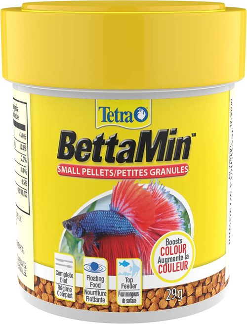 BettaMin Alimento granulado para peces Betta. peso 29gr.